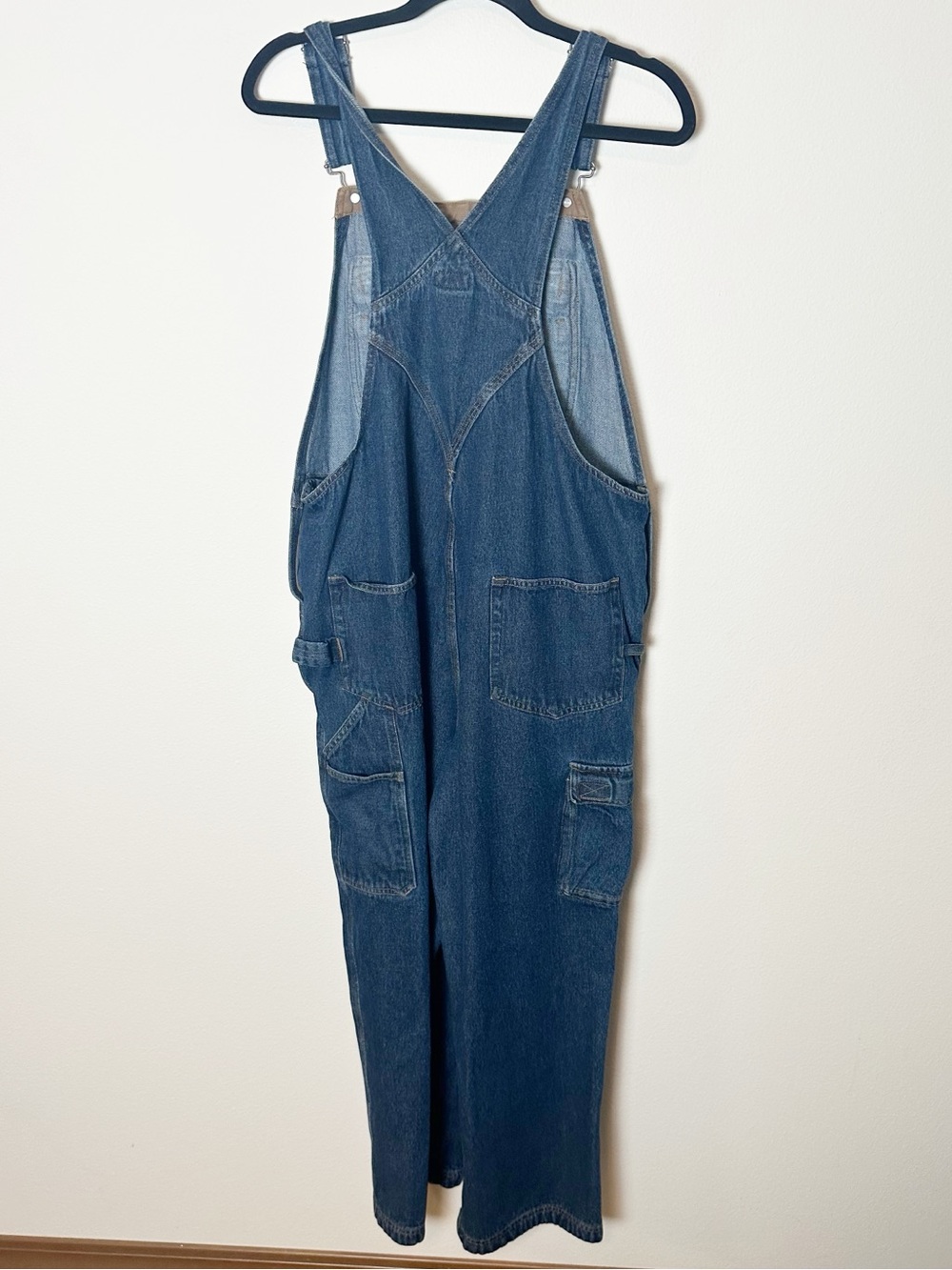 Duluth Trading Co Double Flex Denim Overalls Dark Wash Mx29 - Picture 4 of 8